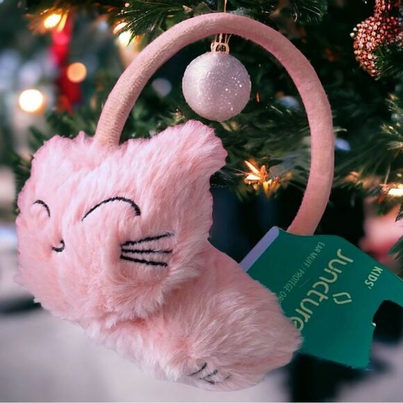 Kids Juncture l Ear Muffs l  Faux Fur | (Nwt) | 4 Styles l Kitty, Mouse, Frog… - Picture 4 of 11
